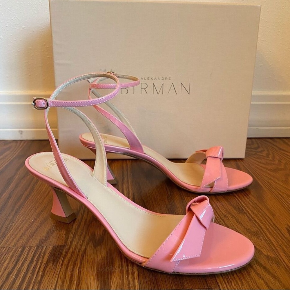 Alexandre Birman Blush Pink Strappy Heels